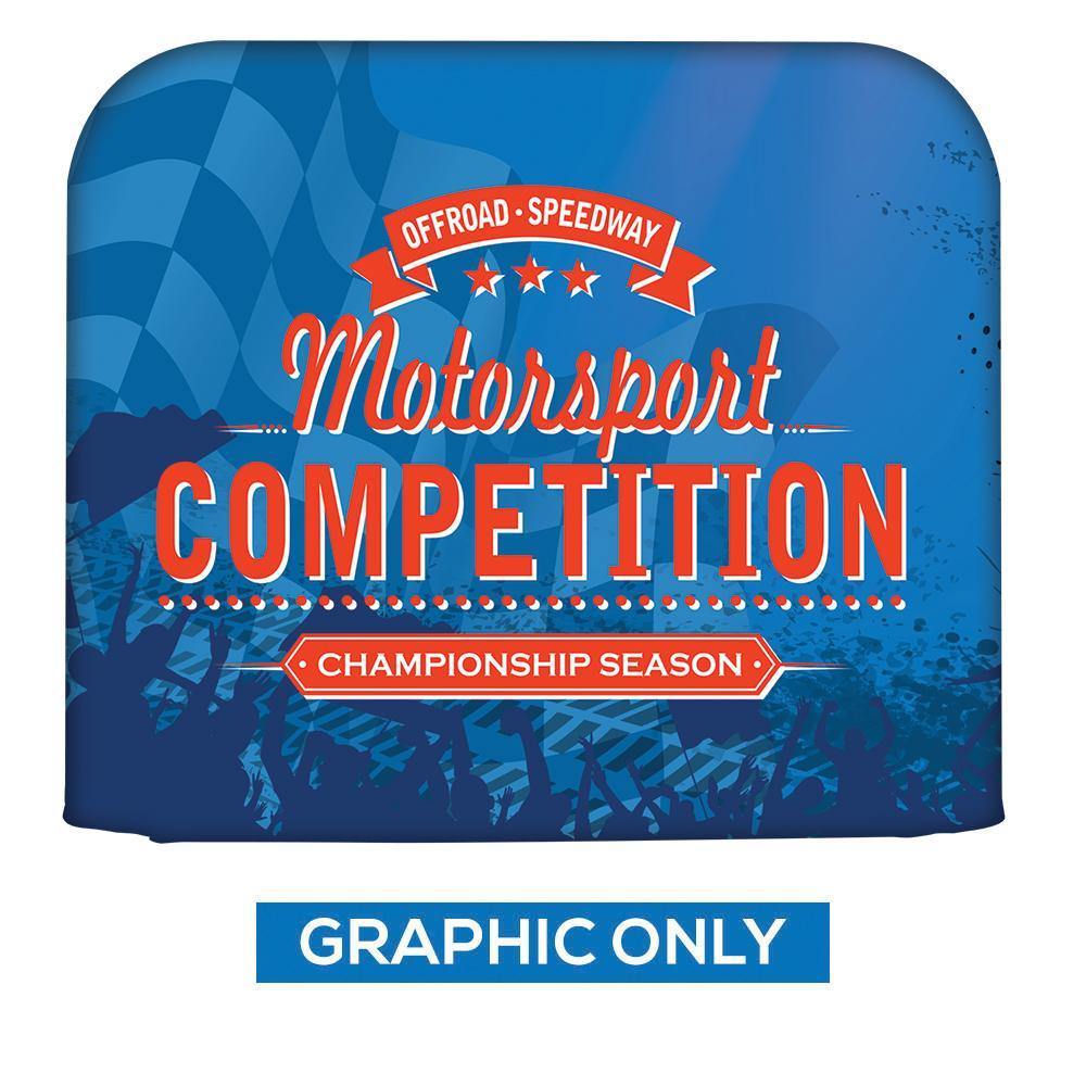 3.25 ft. Small EZ Barrier Outdoor Display — Graphic Only / Outdoor